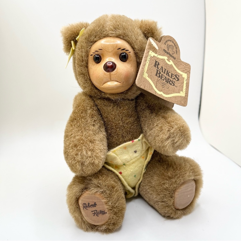 Raikes Bears Lisa Marie 1990 Nursery Miniatures With Original Box NO HIGHCHAIR - Picture 2 of 13